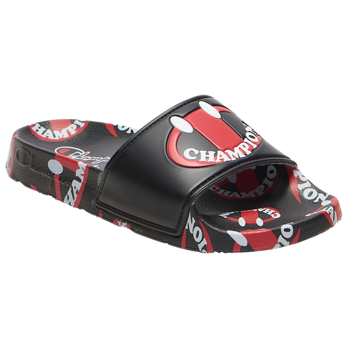 

Girls Preschool Champion Champion IPO Smile - Girls' Preschool Shoe Black/Red Size 13.0