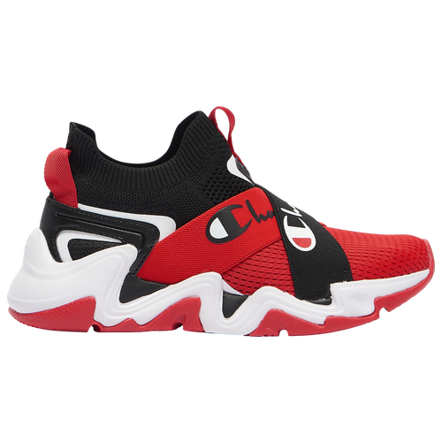 

Champion Boys Champion Hyper Cross Low - Boys' Grade School Running Shoes Red/Black/White Size 7.0