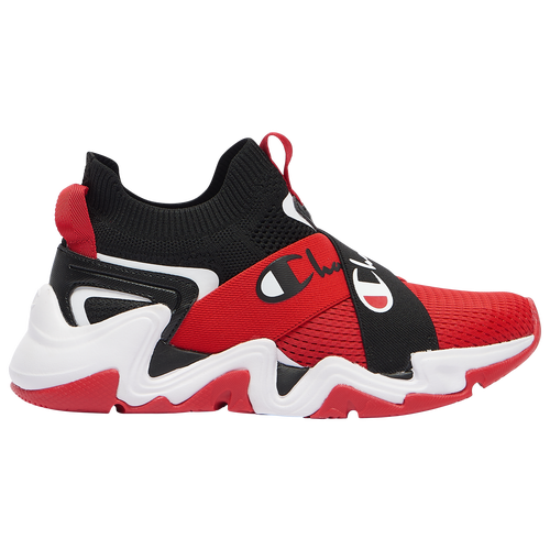 BOYS - Champion Hyper Cross Low - Red/White Black