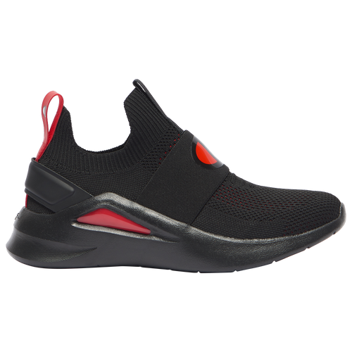 

Boys Champion Champion Acela Racer - Boys' Grade School Shoe Black/Red Size 07.0