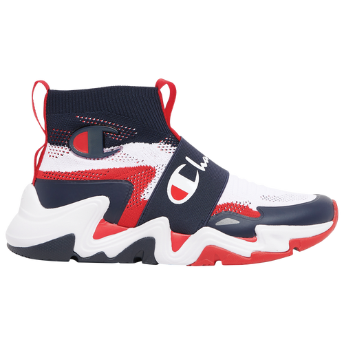 

Champion Mens Champion Hyper Future Hi - Mens Basketball Shoes Red/Navy Size 07.5