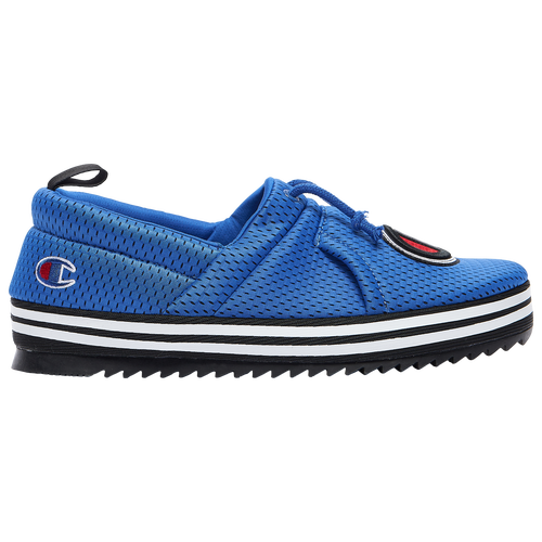 Blue cheap champion slippers