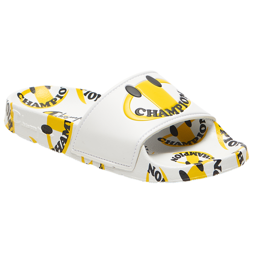 

Girls Preschool Champion Champion IPO Smile - Girls' Preschool Shoe White/Yellow Size 12.0
