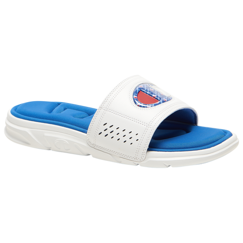 

Champion Mens Champion Foamula Jelly - Mens Shoes White/Blue/Red Size 12.0
