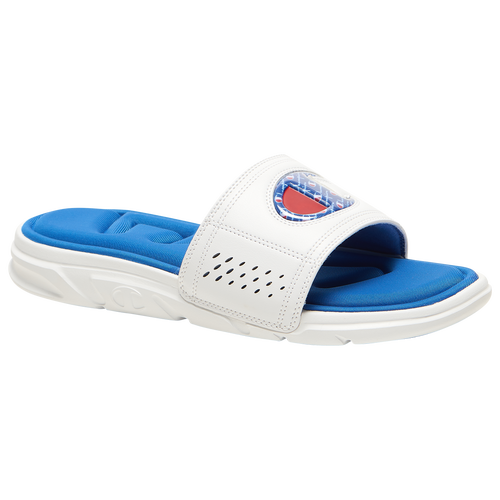 

Champion Mens Champion Foamula Jelly - Mens Shoes White/Blue/Red Size 11.0