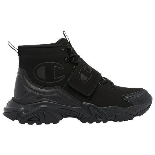 

Champion Mens Champion Rally Strap - Mens Shoes Black/Black Size 10.5