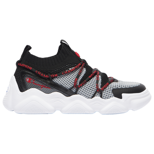 

Champion Boys Champion Meloso Flux - Boys' Preschool Running Shoes Concrete/Black/Scarlet Size 1.0