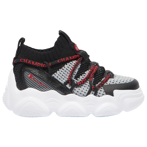 Champion Kids' Boys  Meloso Flux In Black/concrete/scarlet