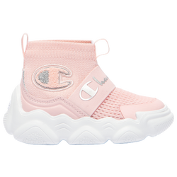 Girls' Toddler - Champion Meloso Rally Pro - Silver/Primer Pink