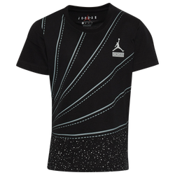 Boys' Preschool - Jordan AJ12 Crafted T-Shirt - Black/Grey