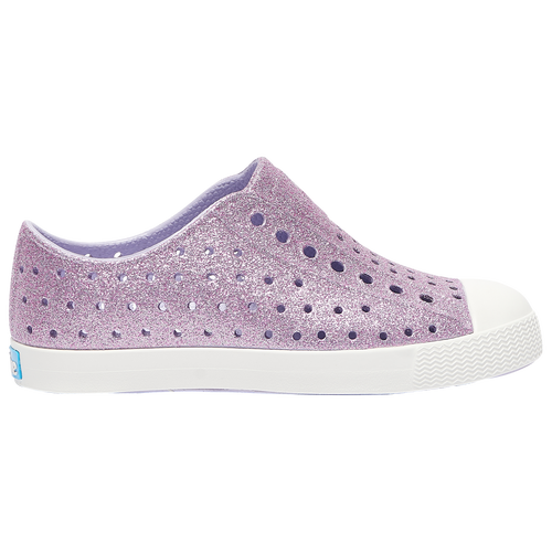 

Girls Preschool Native Shoes Native Shoes Jefferson - Girls' Preschool Shoe Powder Bling/White Size 12.0