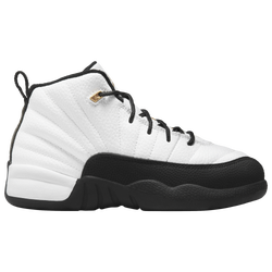 Boys' Preschool - Jordan Retro 12 - White/Black/Metallic Gold