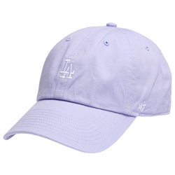 Men's - 47 Brand Dodgers Base Runner Ballpark 47 Clean Up Cap - Purple/Multi