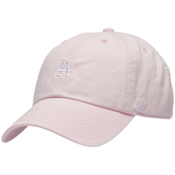 Men's - 47 Brand Dodgers Base Runner Ballpark 47 Clean Up Cap - Multi/Pink
