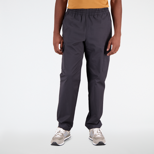 

New Balance Mens New Balance Athletics Woven Pants - Mens Black/Black Size S