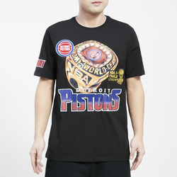 Men's - Pro Standard Pistons Champ Ring T-Shirt - Black/Black
