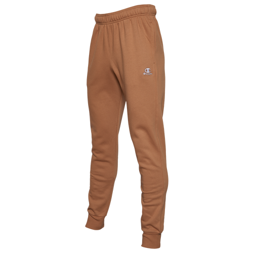 

Champion Mens Champion Classic Fleece Pants - Mens Simply Brown/White Size M