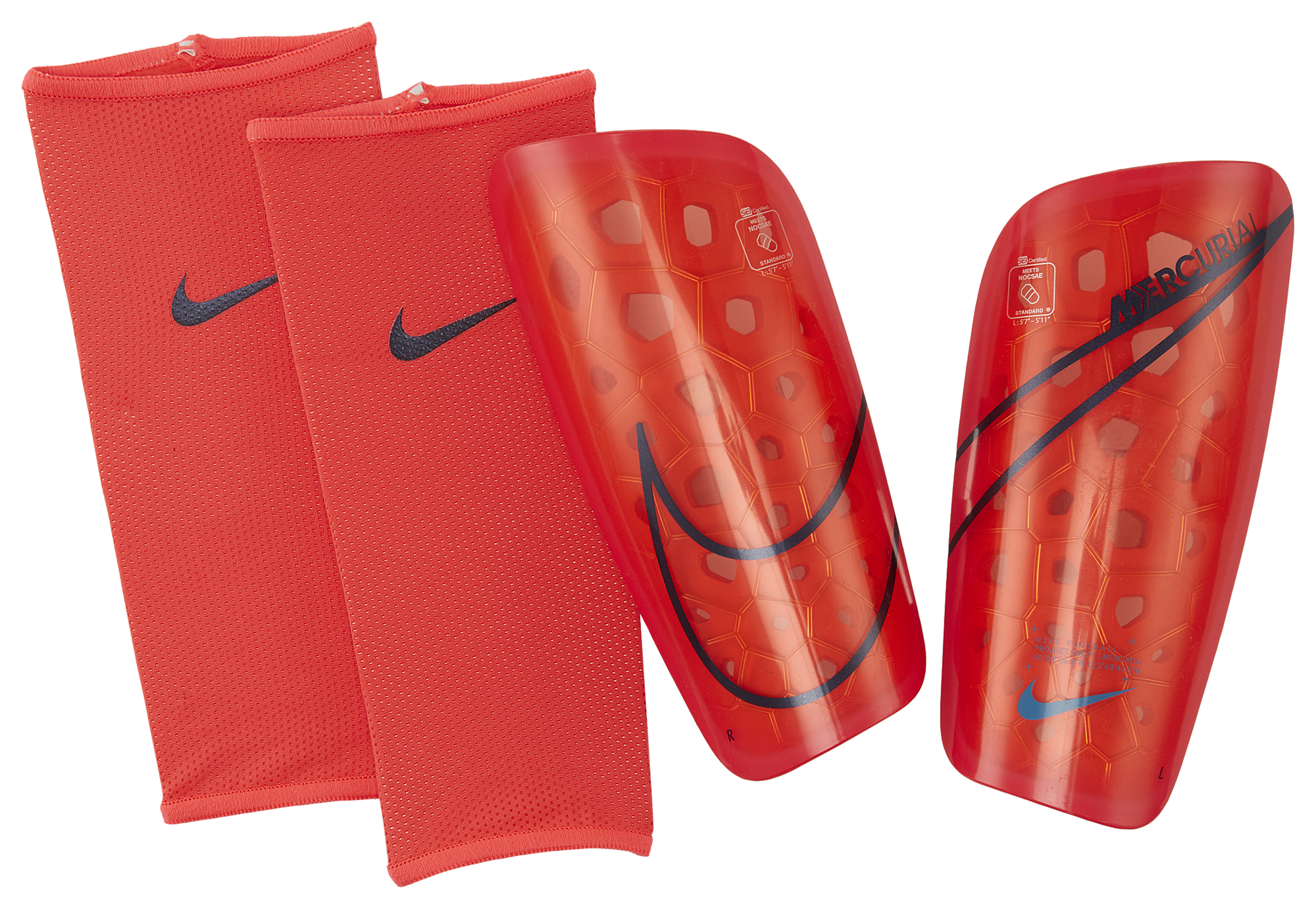 mercurial lite shin guards youth