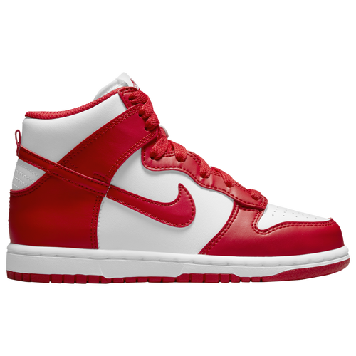 

Boys Preschool Nike Nike Dunk High - Boys' Preschool Shoe White/University Red Size 11.0