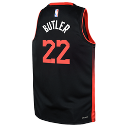 Boys' Grade School - Nike Heat City Edition Swingman Jersey - Black/Red