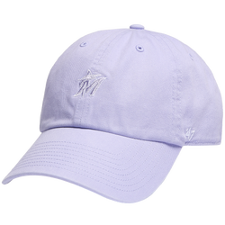 Men's - 47 Brand Marlins Base Runner Ballpark 47 Clean Up Cap - 