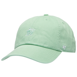 Men's - 47 Brand Marlins Base Runner Ballpark 47 Clean Up Cap - 