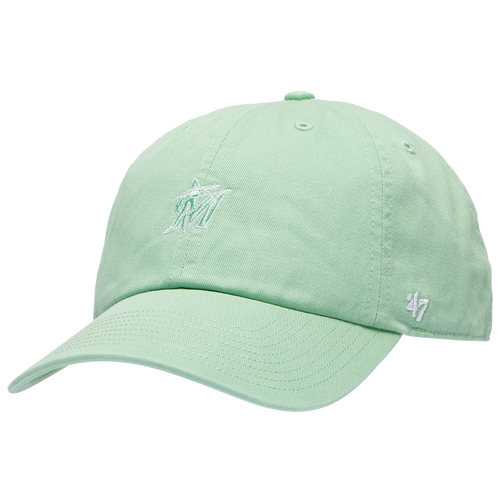47 Brand Marlins Base Runner Ballpark 47 Clean Up Cap - 47 Brand Green/Multi