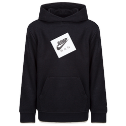 Boys' Preschool - Jordan Jumpman French Terry Pullover Hoodie - Black/White