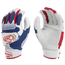 Rawlings Workhorse Pro Fastpitch Batting Gloves - Women's White/Navy/Red
