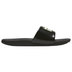 Boys' Preschool - Nike Kawa Slides Fun - Black/White/Volt