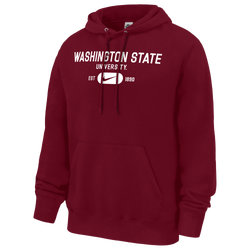 Men's - Nike Washington State Arch Hoodie - Red