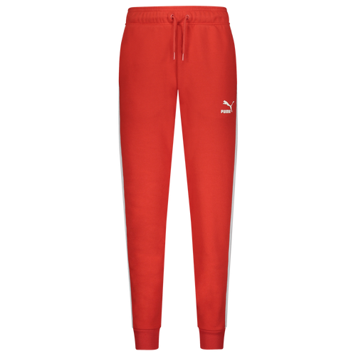 

Boys PUMA PUMA T7 Track Pants - Boys' Grade School Red/White Size L