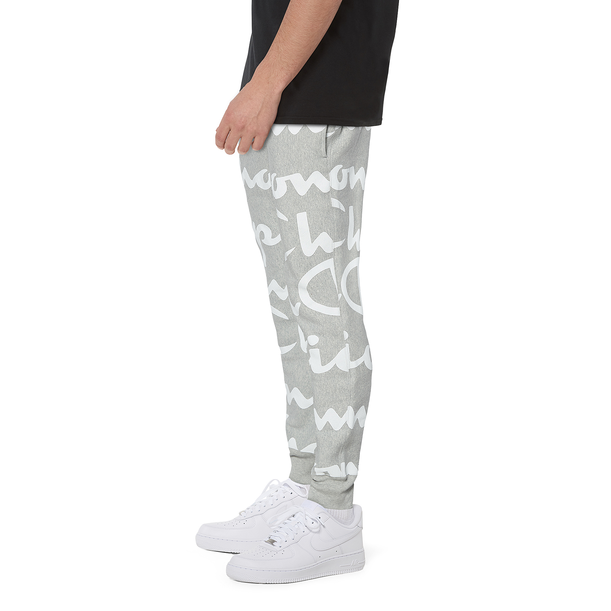 champion aop script reverse weave jogger