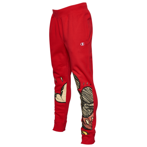 

Champion Mens Champion x Disney Pants - Mens Red/Black Size S