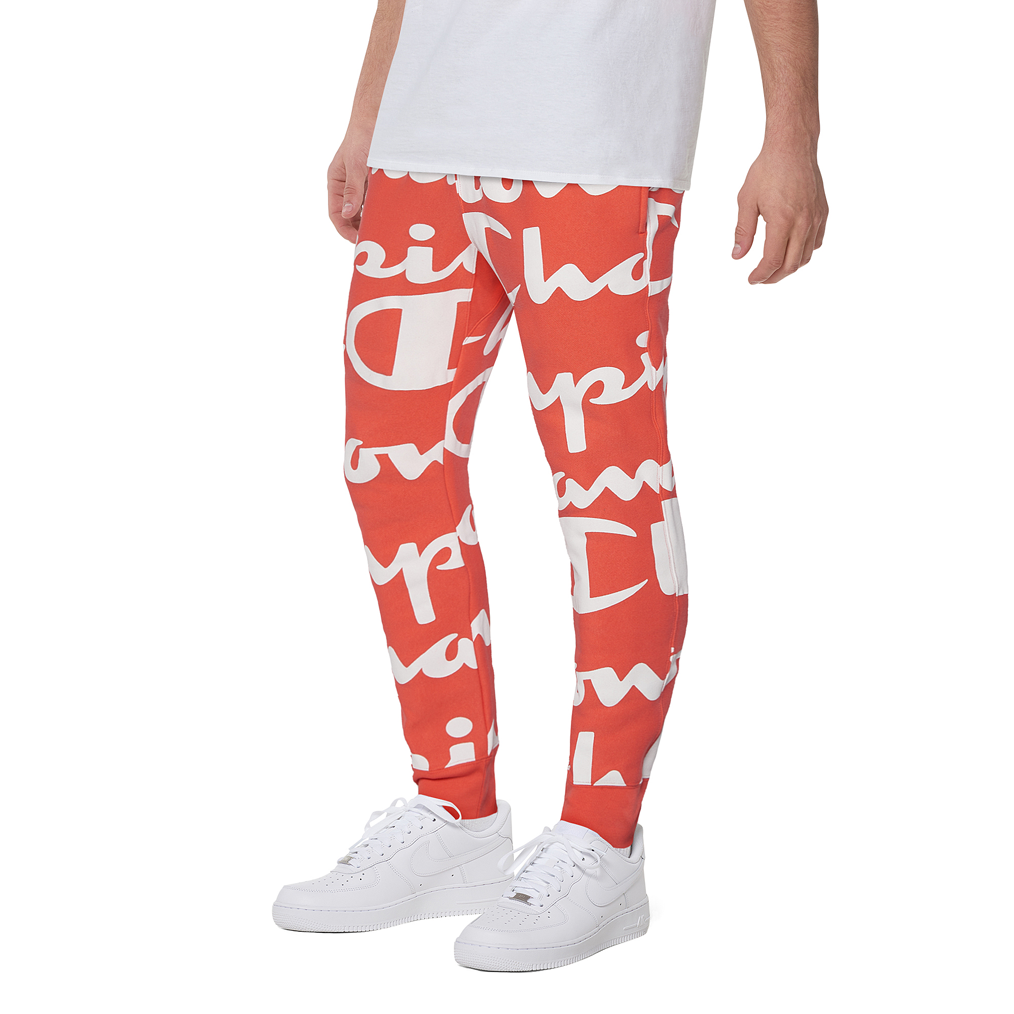 champion aop script reverse weave jogger