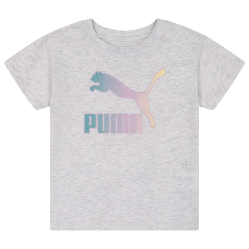 

Girls PUMA PUMA Floral Logo T-Shirt - Girls' Grade School White Size XL