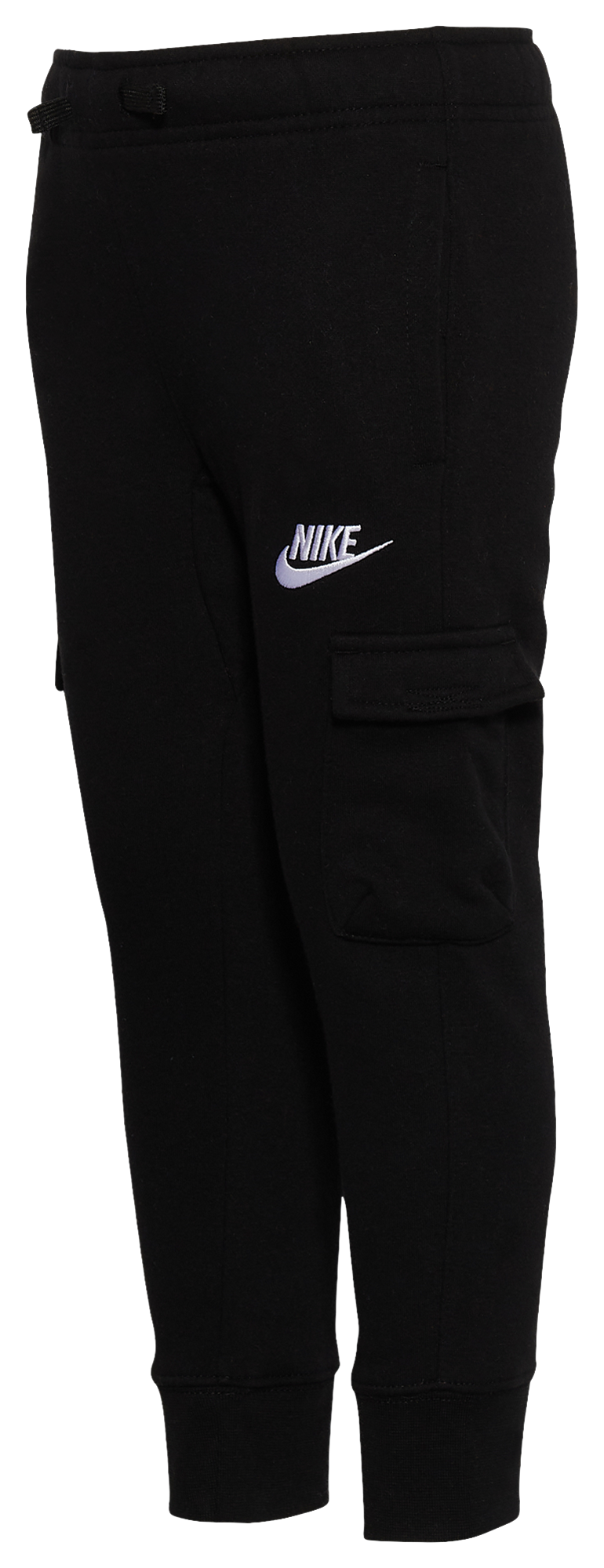 Nike Womens NSW Club Fleece MR Cargo Pants - White/Dk Grey Heather