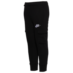 Boys' Preschool - Nike Club Fleece Cargo Pants - Black/Black