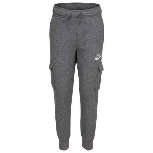 Nike Kids' Boys  Club Fleece Cargo Pants In Gray/gray