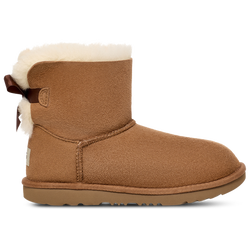 Girls' Preschool - UGG Mini Bailey Bow - Chestnut/Chestnut