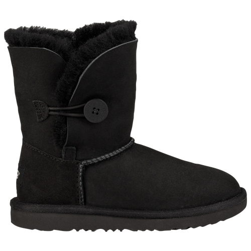 

UGG Girls UGG Bailey Button II - Girls' Preschool Shoes Black/Black Size 3.0