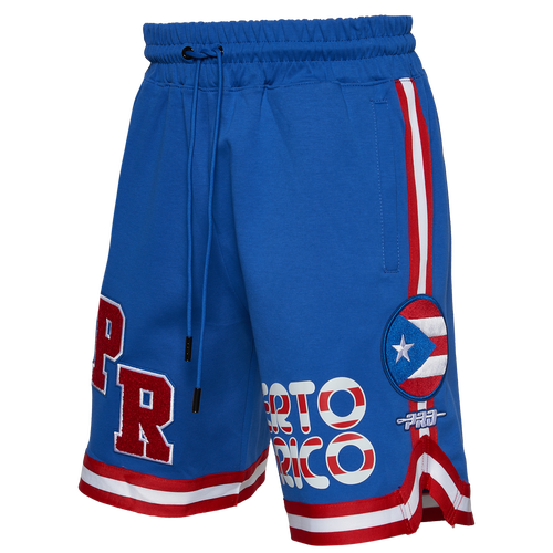 

Pro Standard Mens Pro Standard Puerto Rico Classic Fleece Shorts - Mens Blue Size XL