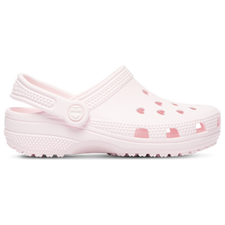 Girls' Preschool - Crocs Classic Hearts Cut Out Clogs - Bubble Ice/Bubble Ice