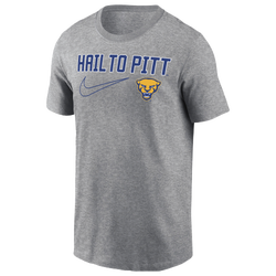 Men's - Nike Univ of Pittsburgh Alternate Logo 4 T-Shirt - Gray