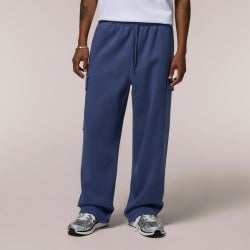 Men's - LCKR Trinity Baggy Cargo Fleece Sweatpants - Blue Indigo