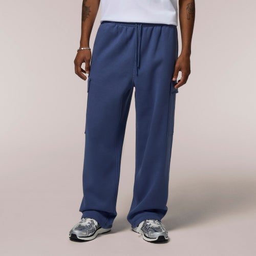 LCKR Trinity Baggy Cargo Fleece Sweatpants - LCKR Blue Indigo