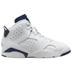 Boys' Preschool - Jordan Retro 6 - Midnight Navy/White