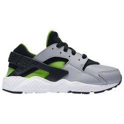 Boys' Preschool - Nike Huarache Run - Gray/Green