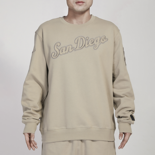 

Pro Standard Mens Pro Standard Padres Tonal Fleece Crewneck - Mens Taupe Size XL
