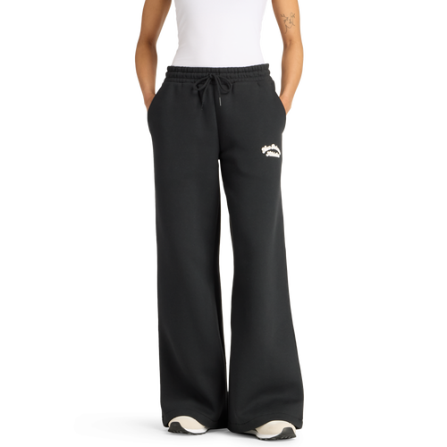 New Balance Linear Heritage Fleece Wide Leg Pants - New Balance Black